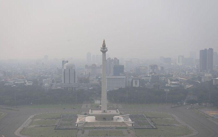 Minggu Pagi, Kualitas Udara Jakarta Masuk 10 Besar Terburuk di Dunia