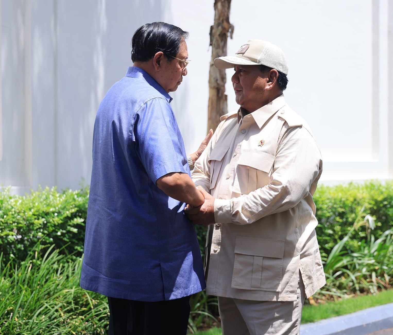 Prabowo Temui SBY di Museum SBY-Ani Pacitan